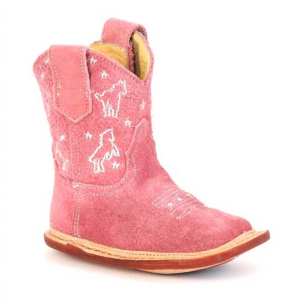 NEW ROPER girls cowbabies best friends suede boot in pink